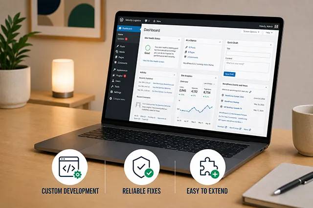 How custom WordPress development solves website needs — design, features, and performance